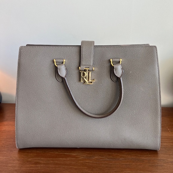 Ralph Lauren leather tote bag - Picture 1 of 2